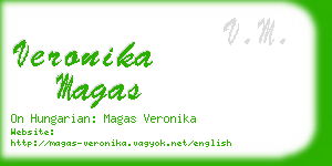 veronika magas business card